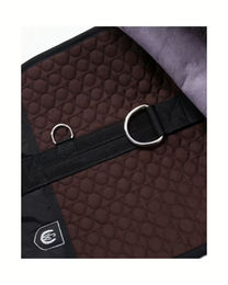 Werner Christ Fellsattel Basic Plus Lammfell Bareback-Sattel für Warmblut in Braun – Bild 1 von 3