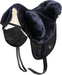 Werner Christ Fellsattel Premium Plus Baumloser Lammfellsattel für Warmblut in Anthrazit – Bild 1 von 12