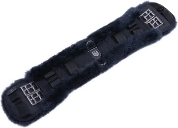 Werner Christ Horse Western Lammfell Balkengurt anatomisch in Grau-Anthrazit 65 cm – Bild 1 von 7