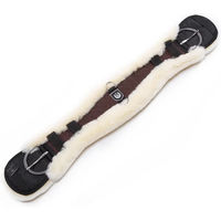 Produktbild von Werner Christ Horse Western-Sattelgurt Konturgurt aus echtem Lammfell in Braun-Natur 75 cm - 75 cm