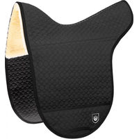 Produktbild von Werner Christ Premium Plus Lammfell Satteldecke für Pferde Warmblut Schwarz