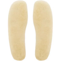 Produktbild von Werner Christ Unisex Lammfell Schuhe Horse in Weiß und Beige Größe 45/46