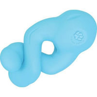 Produktbild von West Paw Hundespielzeug Tizzy Mini Intelligenzspielzeug aus TPR in Aqua/Türkis für Welpen