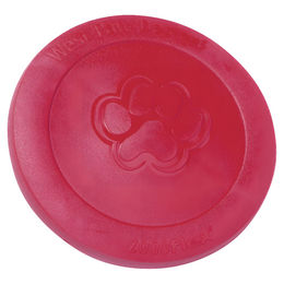 Produktbild von West Paw Hundespielzeug Zisc Frisbee aus Zogoflex für Welpen in Rot Größe L
