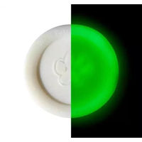 Produktbild von West Paw Hundespielzeug Zisc Glow Leuchtende Frisbee für Hunde Größe Large 22 cm Grün