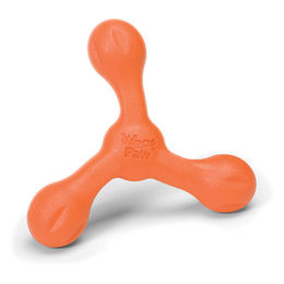 Produktbild von West Paw Hundespielzeug Zogoflex Echo Skamp L Orange aus TPR - 22 cm