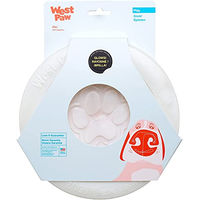 Produktbild von West Paw Mini Zisc Kauspielzeug für Welpen Glow Weiß 16 cm