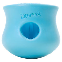 West Paw Zogoflex Toppl Hundespielzeug Intelligenzspielzeug Größe L Aqua – Bild 1 von 8