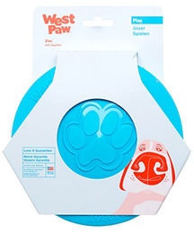 West Paw Zogoflex Zisc Frisbee Hundespielzeug Mini S Aqua Blau Türkis für Welpen – Bild 1 von 5