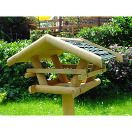 Westerholt 1983 Vogelfutterhaus Tirol aus Holz mit Beleuchtung – Bild 1 von 4
