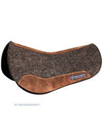 Produktbild von WESTERN IMPORTS® Filzpad FP-R Round Skirt aus Wollfilz in Braun