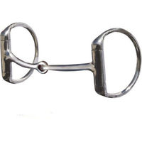 Produktbild von Western Imports Gebiss D-Ring Premium aus Metall in Silber 11,5 cm