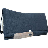 Produktbild von Western Imports Pad CSF Solid Color Sattelunterlage aus Wolle in Schwarz