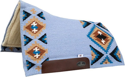 Produktbild von Western Imports Pad Sonora Standard Sattelunterlage aus Wolle in Blau