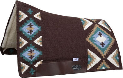 Produktbild von Western Imports Pad Sonora Standard Sattelunterlage aus Wolle in Braun oder Bunt