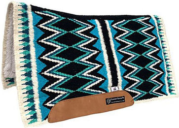 Produktbild von Western Imports Pad Zuma Kurz Sattelunterlage aus Wolle 30 Inch in Blau oder Bunt
