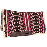 Produktbild von Western Imports Pad Zuma Standard Sattelunterlage aus Wolle in Rosa oder Bunt