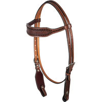 Produktbild von Westernreitzaum Pool's aus Leder in Braun und Silber