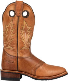 Produktbild von Westernstiefel Damen aus Leder von Pool's in Braun Gelb Bunt Größe 41