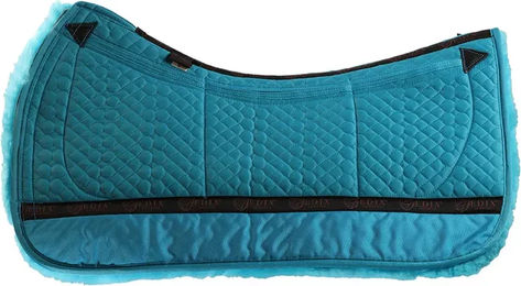 Produktbild von Westernteppich aus Wolle Edix Saddles Türkis Größe S