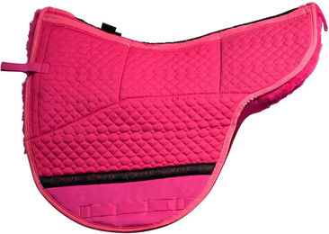 Produktbild von Westernteppich Edix Saddles Courville aus Baumwolle Größe S in Lila und Rosa
