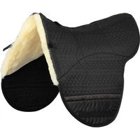 Produktbild von Westernteppich Edix Saddles Courville aus Baumwolle in Beige oder Schwarz Größe S