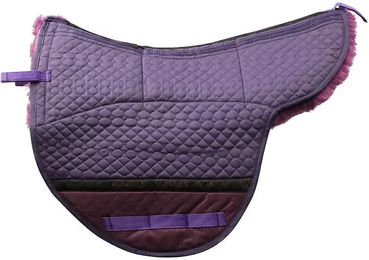 Produktbild von Westernteppich Edix Saddles Courville aus Baumwolle Lila Größe S