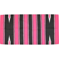Produktbild von Westride Navajo Westernteppich für Pferde in Rosa Schwarz Weiß