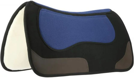 Produktbild von Westride Pro Sattelunterlage für Pferde aus Filz in Schwarz oder Blau