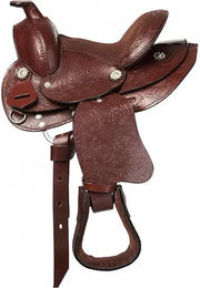 Produktbild von Westride Reitsattel Topeka aus Leder in Braun