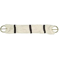 Produktbild von Westride Western Schnurengurt aus Baumwolle für Ponys in Beige und Weiß - 60 cm