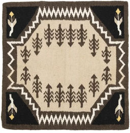 Westride Westernpad Navajo von Franck Perret Sioux in Braun Beige Bunt aus Wolle – Bild 1 von 2