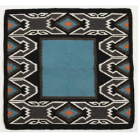 Produktbild von Westride Westernteppich für Pferde Navajo Nebraska aus Wolle in Blau Bunt