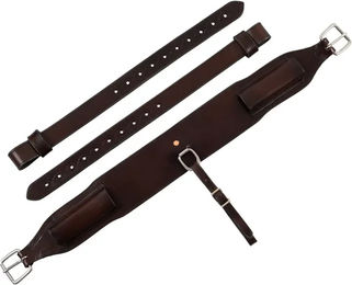 Produktbild von Westwood Sattelgurt aus Leder für Pferde in Braun