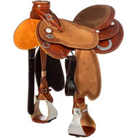 Produktbild von Westwood Wade Reitsattel Double Skirt Flower aus Leder in Orange und Braun