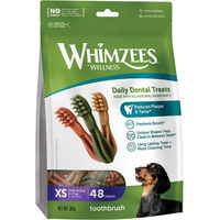Produktbild von Whimzees by Wellness Zahnpflege-Snack Toothbrush für Hunde Größe XS Hypoallergen und Getreidefrei