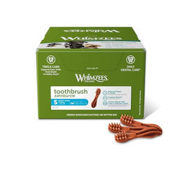 Produktbild von WHIMZEES Dental Bürsten Snack Mix für Hunde 150 Stück 8,6 cm