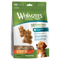 Produktbild von Whimzees Igel Kausnack für große Hunde Größe L glutenfrei 360 g