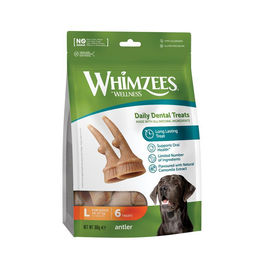 Whimzees Kausnack Antler Geweih für Hunde Junior ohne tierisches Protein 360 g – Bild 1 von 11