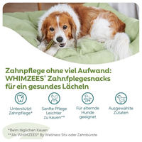 Produktbild von WHIMZEES Soft Stix Mini Zahnpflege-Snacks für Senior Hunde Getreidefrei und Ohne Zucker