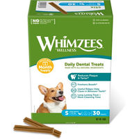 Produktbild von Whimzees Zahnpflege-Snack für Hunde Größe S Getreidefrei und ohne tierisches Protein 2er Pack