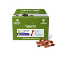 Produktbild von Whimzees Zahnpflege-Snack Zahnbürste XS für kleine Hunde glutenfrei ohne tierisches Protein 350 Stück