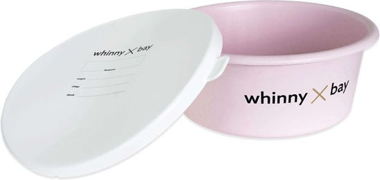 whinny X bay Müslischale und Leckerlischale für Pferde mit Deckel Rosa 5 Liter – Bild 1 von 4