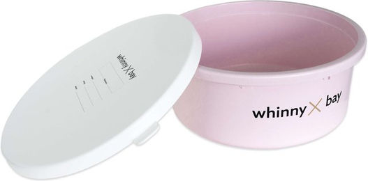 whinny X bay Müslischale XL mit Deckel für Pferdefutter und Leckerli Rosa 8 Liter – Bild 1 von 4