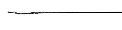 Produktbild von Whip And Go Carbone Dressurpeitsche aus Leder Schwarz 120 cm