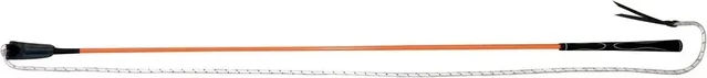 Whip and Go Ethologischer Stick aus Leder in Orange 100 cm – Bild 1 von 2