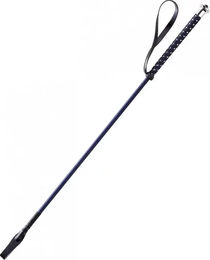 Whip And Go Reitgerte aus Glasfaser gepunktet 65 cm marineblau – Bild 1 von 2