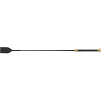 Produktbild von Whip And Go Reitgerte Soft in Schwarz/Gold aus Kunstleder