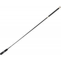 Produktbild von Whip & Go Claquette Dressurgerte aus Leder in Schwarz 100 cm