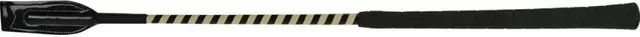 Produktbild von Whip & Go Concours Springpeitsche für Pferde aus Kunststoff in Beige Schwarz 63 cm